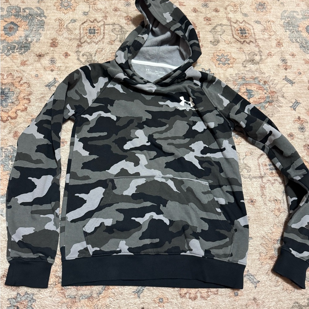 Under Armour Camo Hoodie - Black, Gray